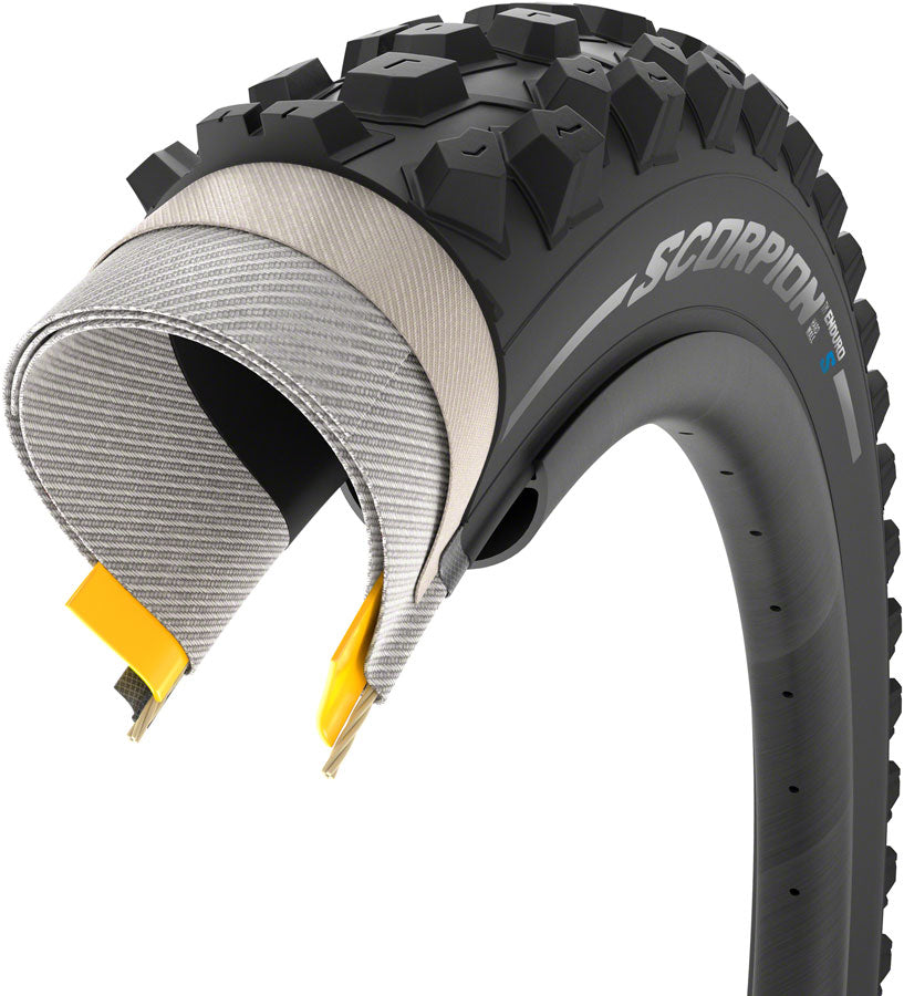 Pirelli Scorpion Enduro S Tire - 27.5 x 2.4, Tubeless, Folding, Black, ProWall, SmartGrip Gravity Clearance Store Sale Online