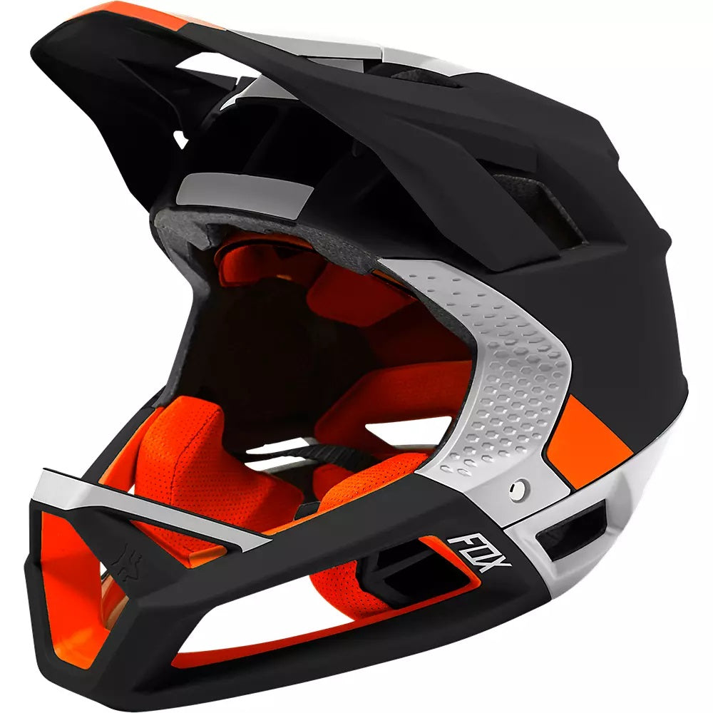 Fox Racing Proframe Blocked Full-Face Helmet - Black/Red/White, X-Large Clearance High Quality