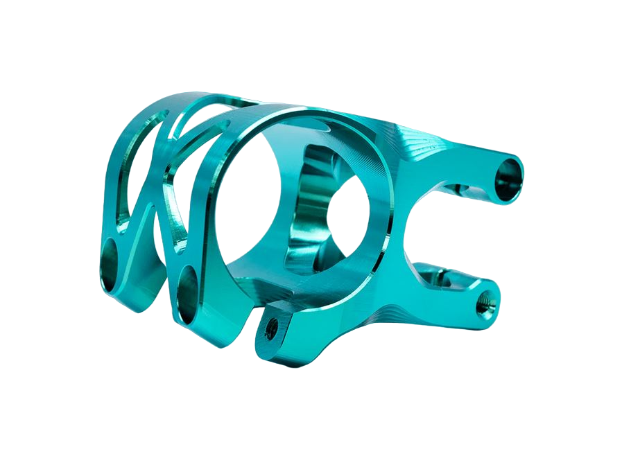 5DEV 2 Bolt Titanium Stem, 35mm Clamp, Teal Pay With Visa For Sale