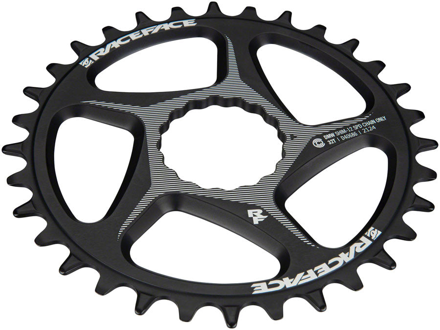 RaceFace Direct Mount Wide Chainring - 34t, DM CINCH, For Shimano 12-Speed HG+ Compatible Chain, Black Online Online Clearance