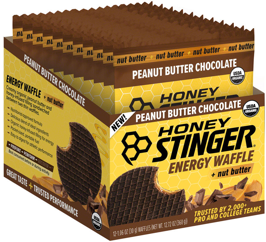 Honey Stinger Organic Waffle - Peanut Butter Chocolate, Box of 12 Sale Footlocker