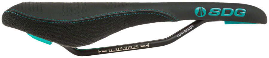 SDG Radar Saddle - Lux-Alloy, Black/Turquoise Free Shipping Best Seller