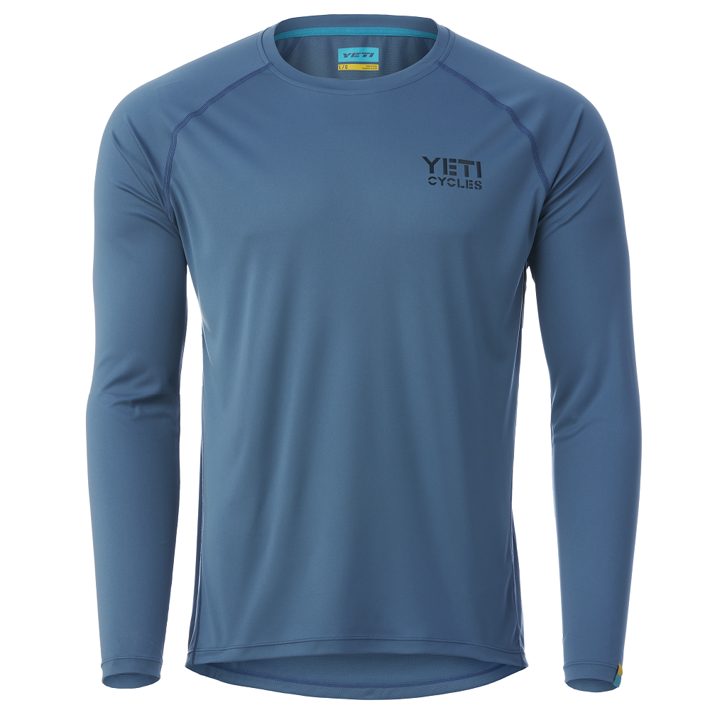 Yeti Tolland L/S Jersey Pressure Blue Large Cheap High Quality