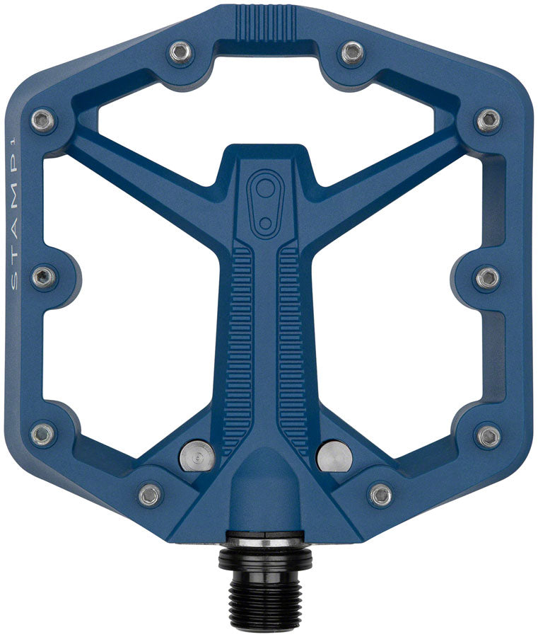 Crankbrothers Stamp 1 Gen 2 Pedals - Platform, Composite, 9/16, Navy, Small Outlet 2025 New