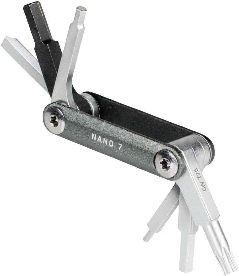 Topeak Nano 7 Multi Tool - Black/Gray Cheap Countdown Package