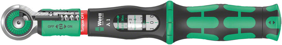 Wera Safe-Torque A 1 Torque Wrench - 1/4 Square Head Drive, 2-12 Nm Clearance Wide Range Of