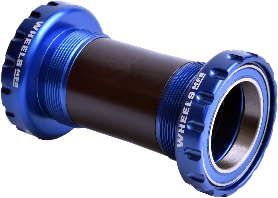Wheels Manufacturing BSA 30 Bottom Bracket - English (BSA) Frame Interface, ABEC-3 Bearings, For 30mm Spindle, Blue Cheap Pictures