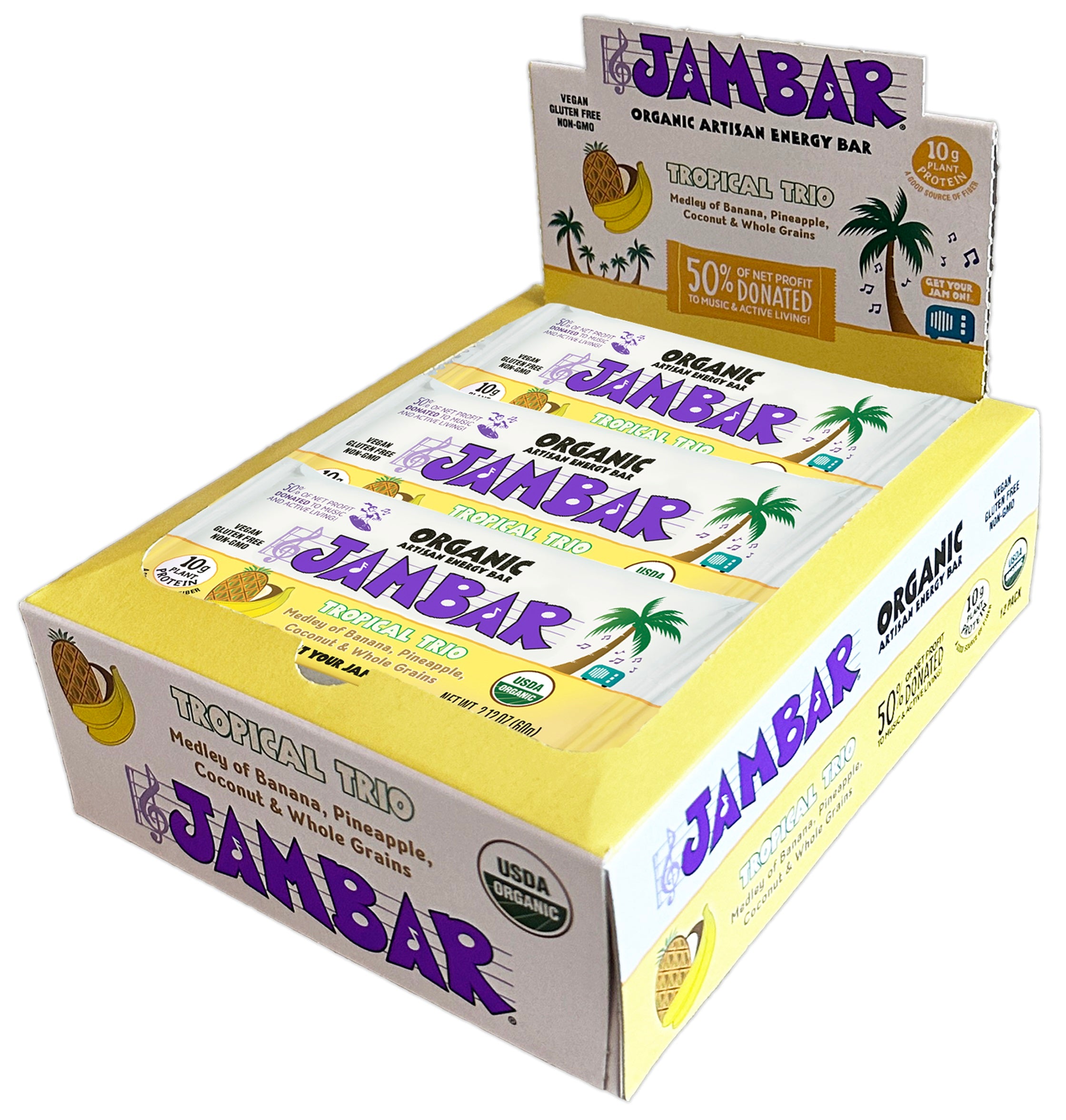 Jambar Tropical Trio - 12 Bar Box Clearance Cheap Online