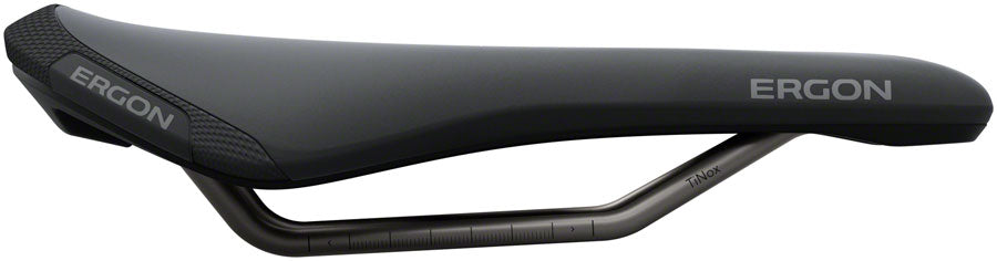 Ergon SMS Sport Saddle - TiNox XP, Black, Men's, Small/Medium