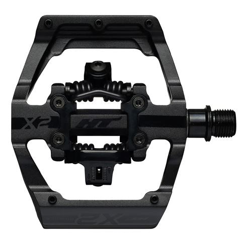 HT Components X3 Pedals - Dual Sided Clipless with Platform, Aluminum, 9/16, Stealth Black Cheapest Pice For Sale