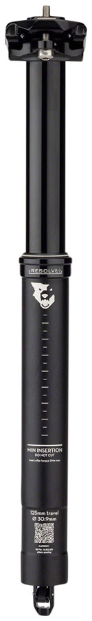 Wolf Tooth Resolve Dropper Seatpost - 30.9, 125mm Travel, Black, Rev 1 Pay With Paypal Online