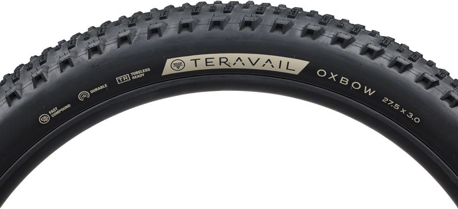 Teravail Oxbow Tire - 27.5 x 3, Tubeless, Folding, Black, Durable, Fast Compound Cheapest Pice Cheap Online