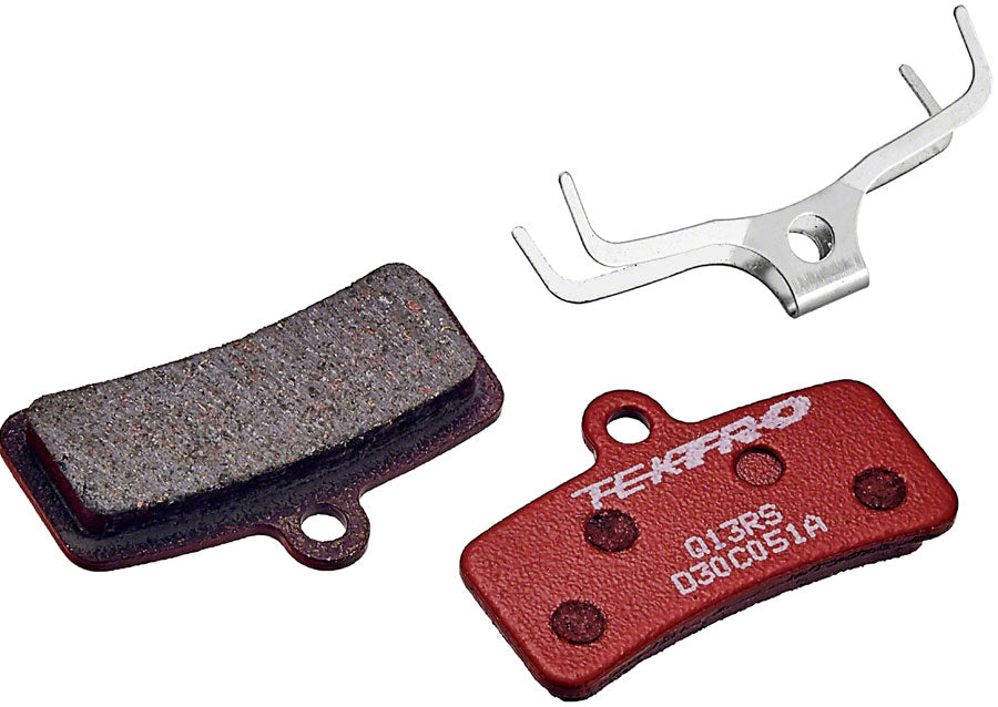 Tektro Q13RS Disc Brake Pad - Resin, 5mm Thickness, For 4-Piston Brake Calipers, Red Buy Cheap Low Cost