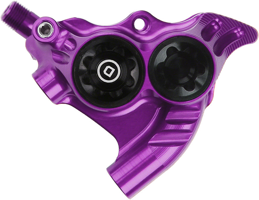 Hope RX4+ Disc Brake Caliper - Flat Mount Rear, +20mm, DOT Type, Purple New Arrival Cheap Pice