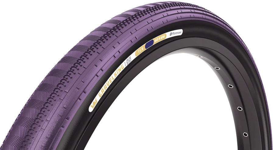 Panaracer GravelKing SS Tire - 700 x 40, Tubeless, Folding, Purple/Black Outlet Order