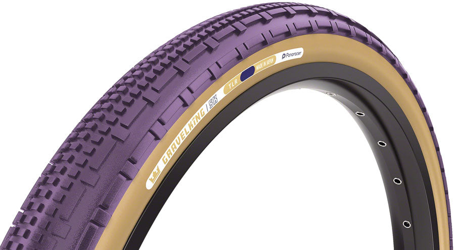 Panaracer GravelKing SK Tire - 700 x 45, Tubeless, Folding, Purple/Brown Discount Best Seller