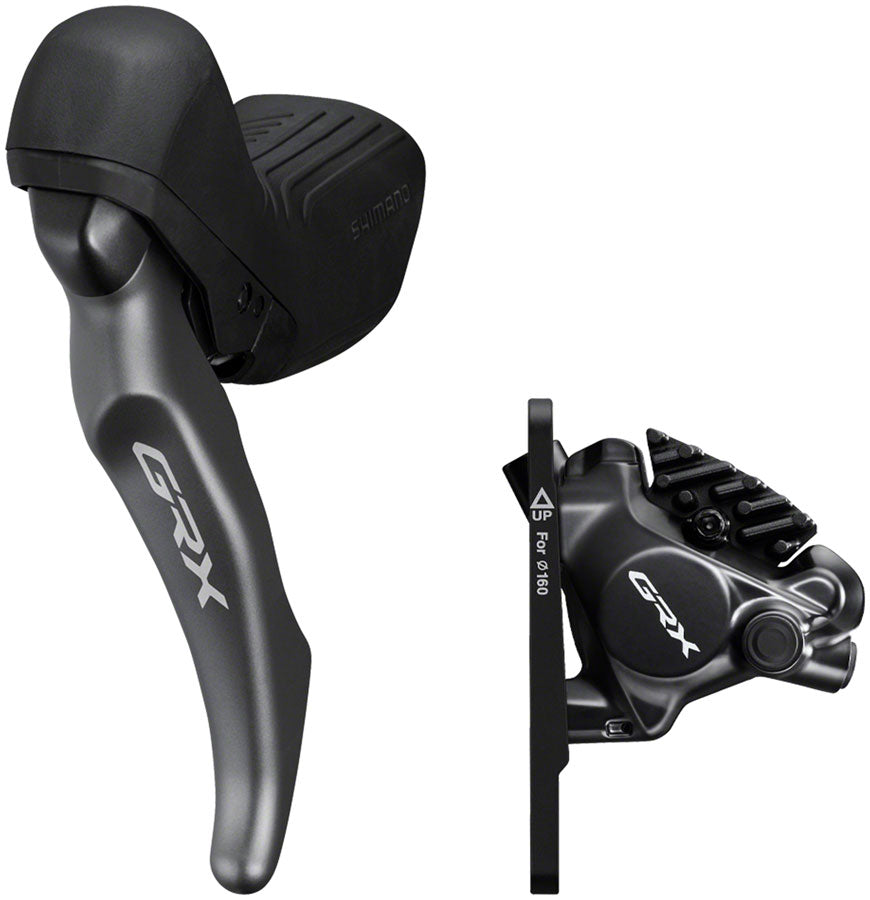 Shimano GRX ST-RX820-LA Brake/Dropper Remote Lever with BR-RX820 Hydraulic Disc Brake Caliper - Left/Front, Flat Mount Cheap Sale From China