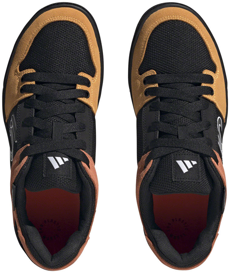 Five Ten Freerider Flat Shoes - Men's, Core Black/Ftwr White/Impact Orange, 9.5