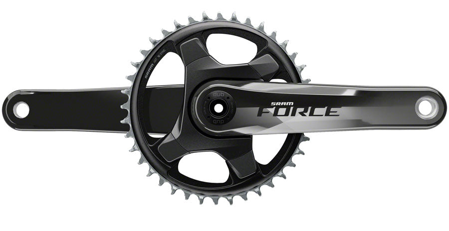 SRAM Force 1 AXS Crankset - 172.5mm, 12-Speed, 40t, 8-Bolt Direct Mount, DUB Spindle Interface, Gloss Natural Carbon, D1 Cheap Geniue Stockist