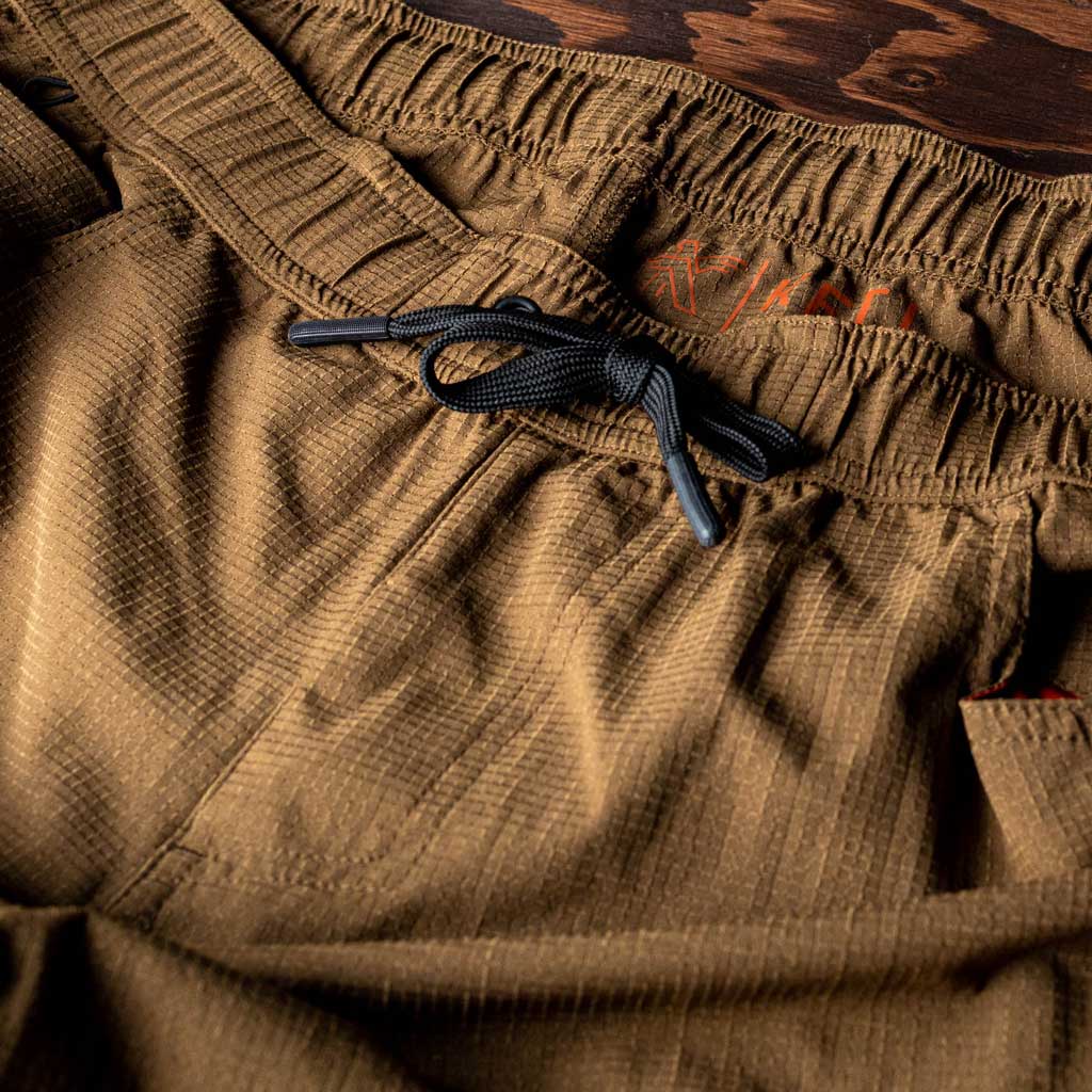 KETL Mtn Vent Lightweight Pants 34 Inseam: Summer Hiking & Travel - Ultra-Breathable, Packable & Stretchy - Brown Men's