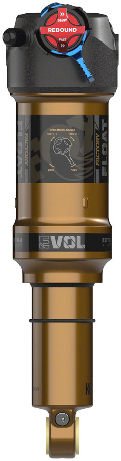 FOX FLOAT Factory Rear Shock - Trunnion Metric, 185 x 55 mm, 0.1 Spacer, 2-Position Lever, EVOL LV, Kashima Coat Online Cheap Pice