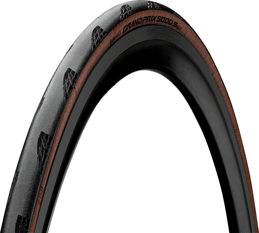 Continental Grand Prix 5000 S TR Tire - 700 x 28, Tubeless, Folding, Black/Transparent, BlackChili, Vectran Breaker, Sale Finishline