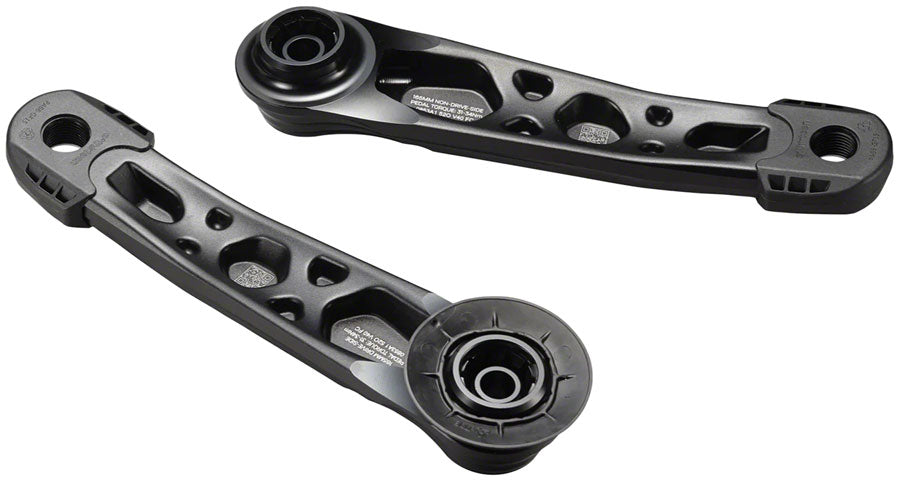 e*thirteen Helix Race Alloy e*spec Crank Arm Set - DUB, 12mm Offset, 155mm, with Self Extractor, Black Buy Cheap Nicekicks