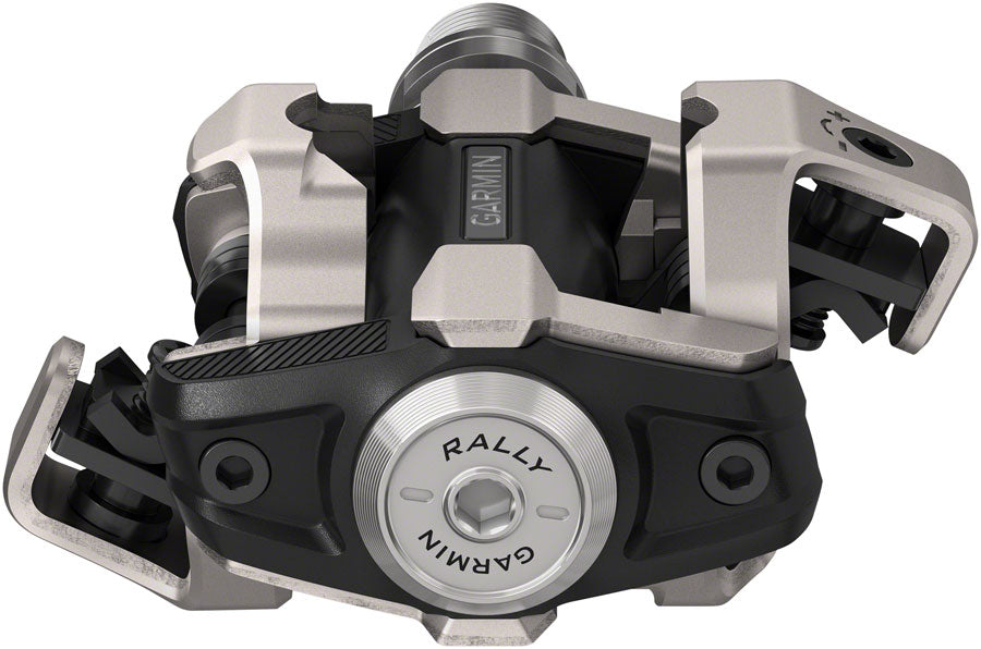 Garmin Rally XC100 Power Meter Pedals - Dual Sided Clipless, Alloy, 9/16, Black, Pair, Single-Sensing, Shimano SPD For Sale Online