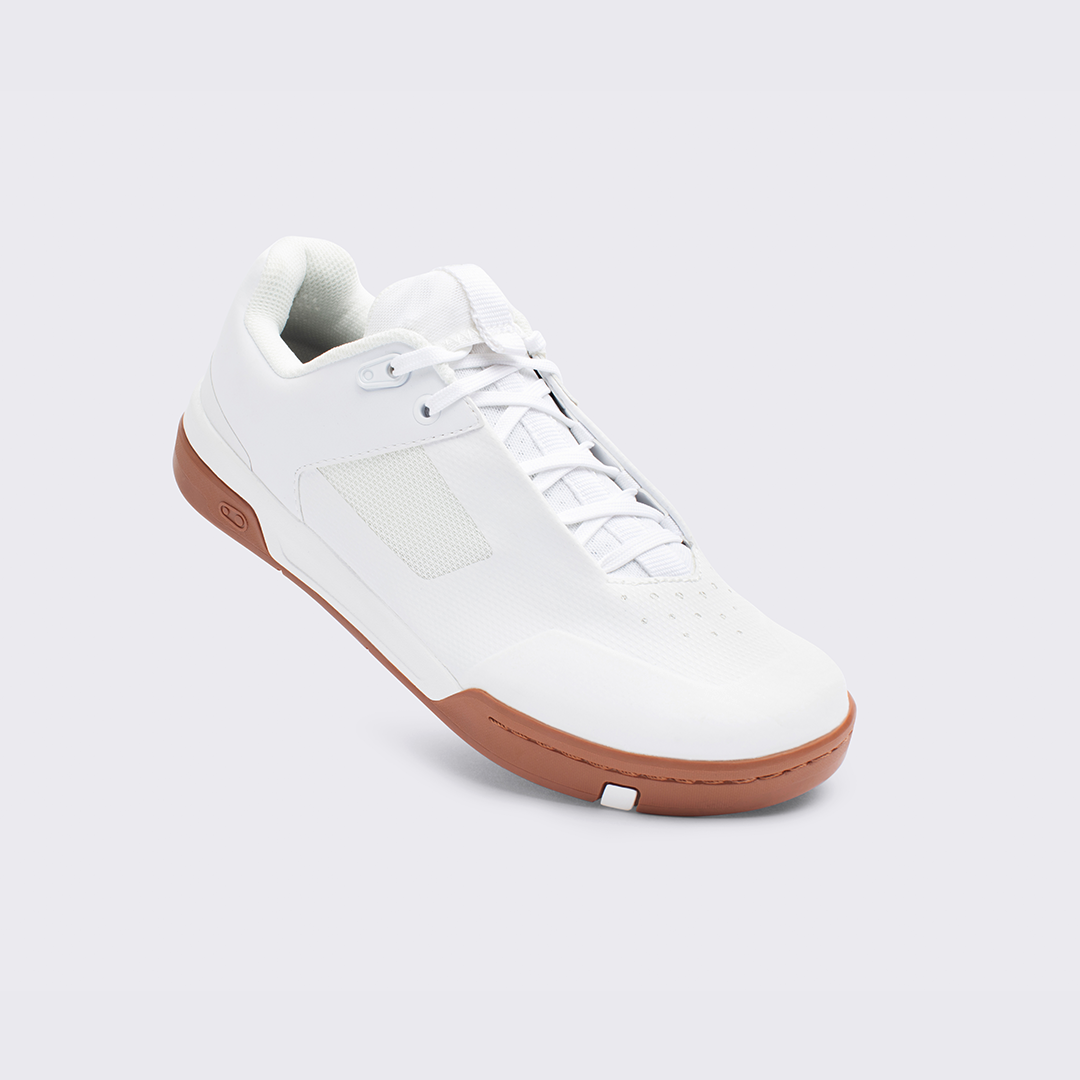 Crank Brothers Stamp Lace Flat Shoe Fabio Wibmer WHT/WHT/GUM 10 Discount Fast Delivery