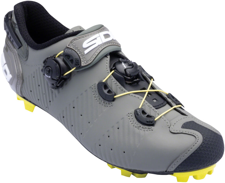 Sidi Drako 2S SRS Mountain Clipless Shoes - Men's, Military Yellow, 39.5