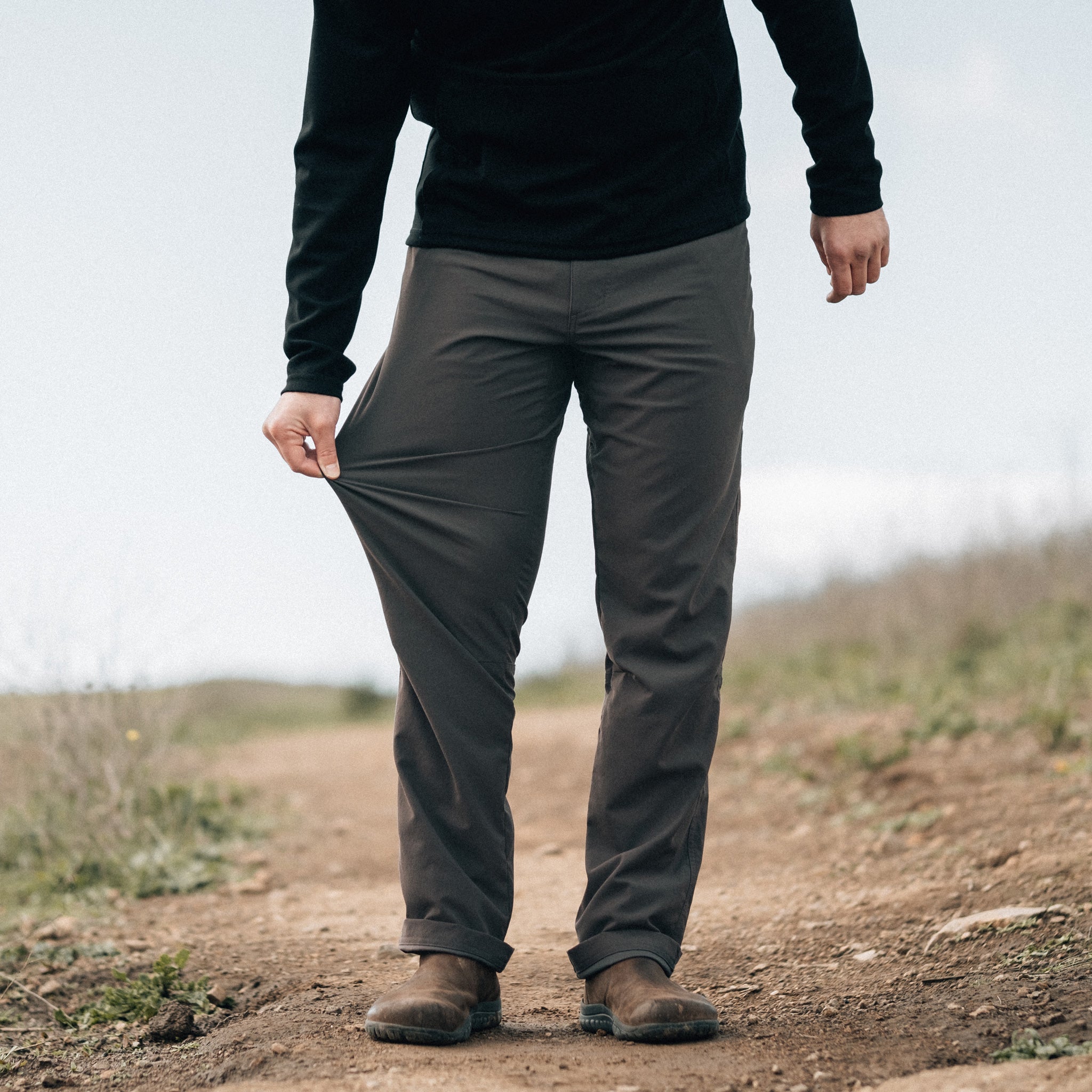 Ketl Mtn Shenanigan Hiking Pants Straight Fit 32 Inseam - Lightweight, Stretchy, Packable, Adventure Travel Men's Pants Grey