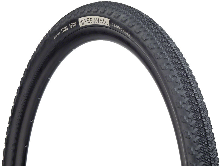 Teravail Cannonball Tire - 650b x 47, Tubeless, Folding, Black, Durable, Fast Compound Cheap Sale Marketable