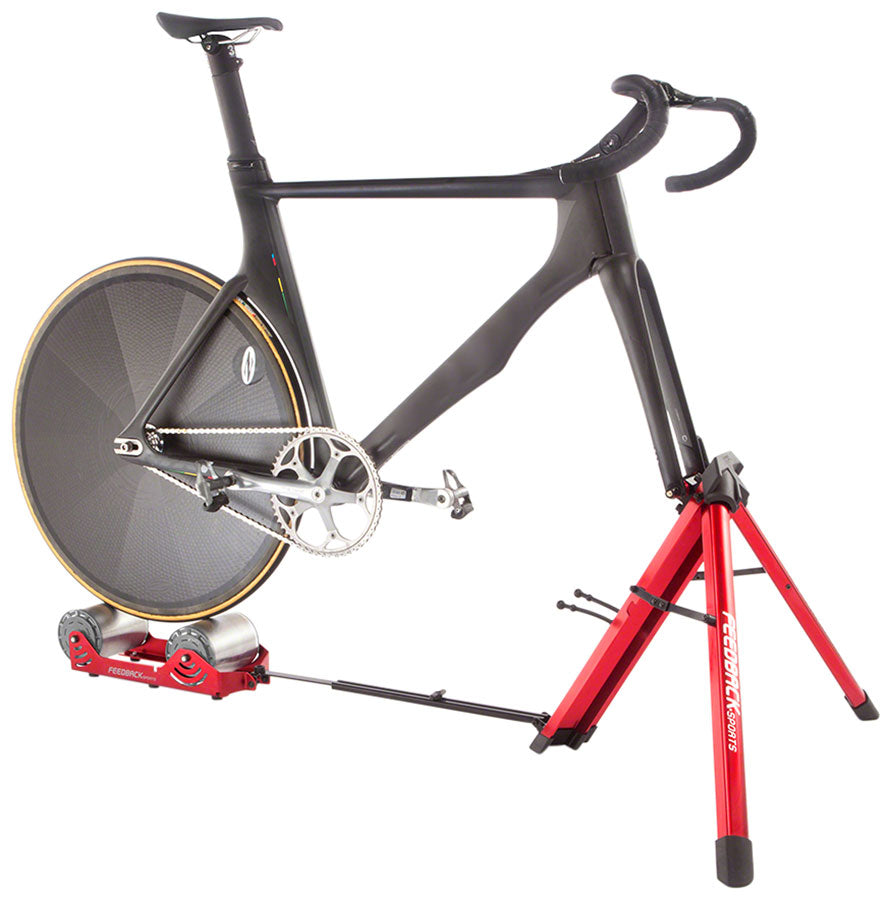 Feedback Sports Omnium Zero-Drive Rear Wheel Trainer - Fork Mount, No Resistance, Red Huge Surprise For Sale