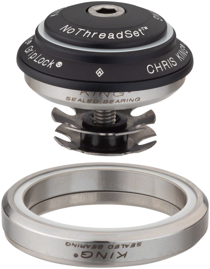 Chris King DropSet 2 Headset - 1-1/8 - 1.5, 42/52mm, 45 Deg, Matte Black Outlet Lowest Pice