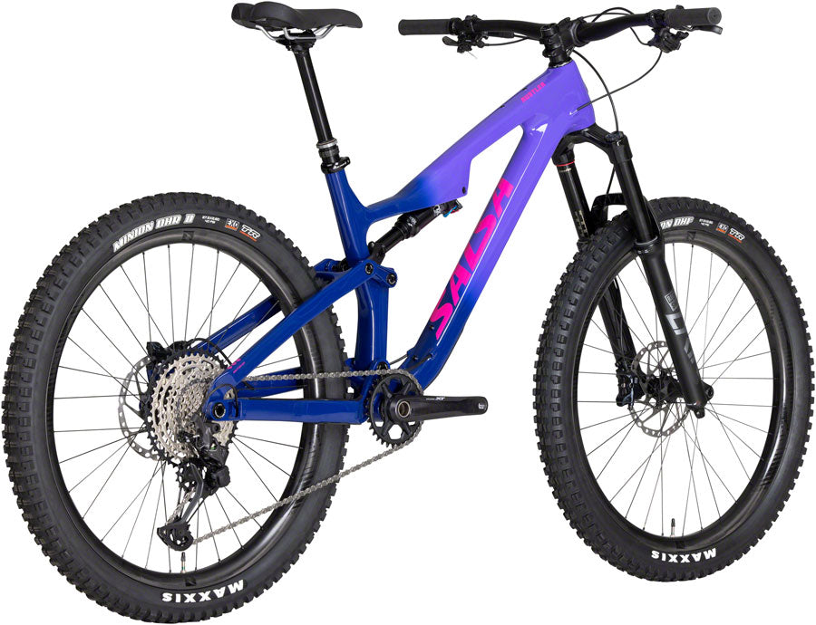 Salsa Rustler Carbon XT Bike - 27.5, Carbon, Purple Fade, Medium Order Cheap Pice