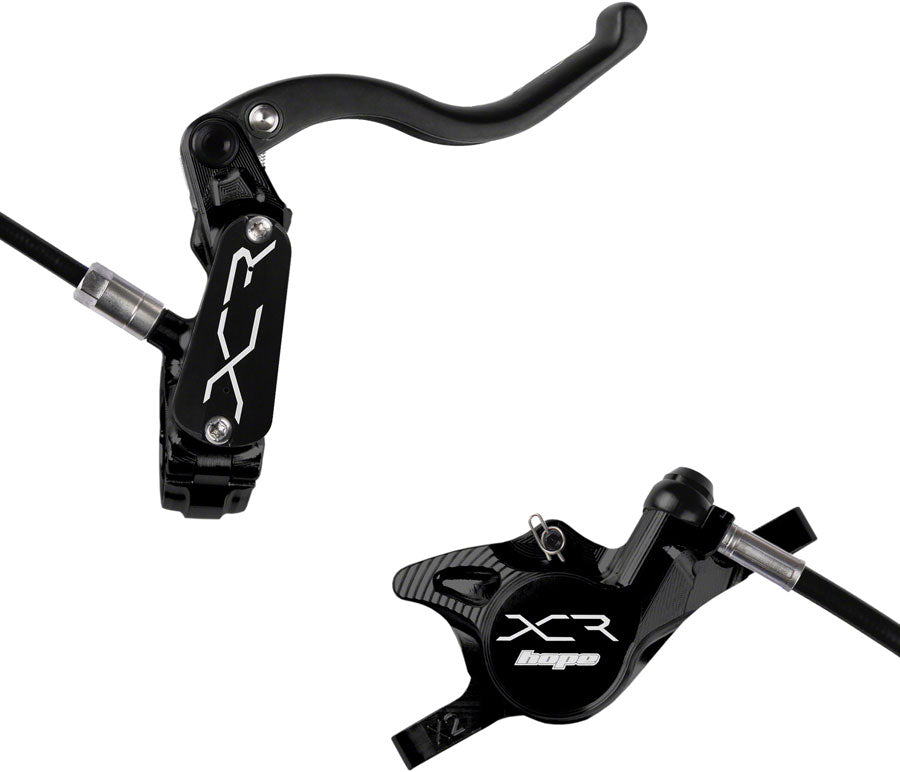 Hope XCR Pro X2 Disc Brake and Lever Set - Rear, Hydraulic, Post Mount, Black Visit New Sale Online