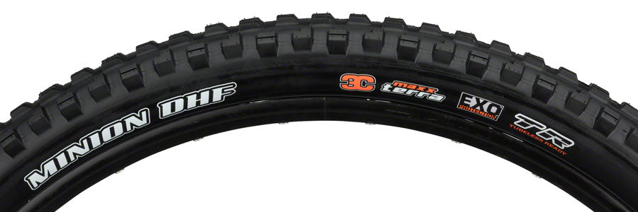 Maxxis Minion DHF Tire - 29 x 2.5, Tubeless, Folding, Black, 3C Maxx Terra, EXO, Wide Trail, White Logo Online Cheap Quality