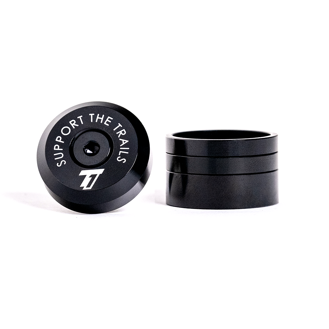 Trail One Components Top Cap & Spacer Kit - Black Buy Cheap Brand New Unisex