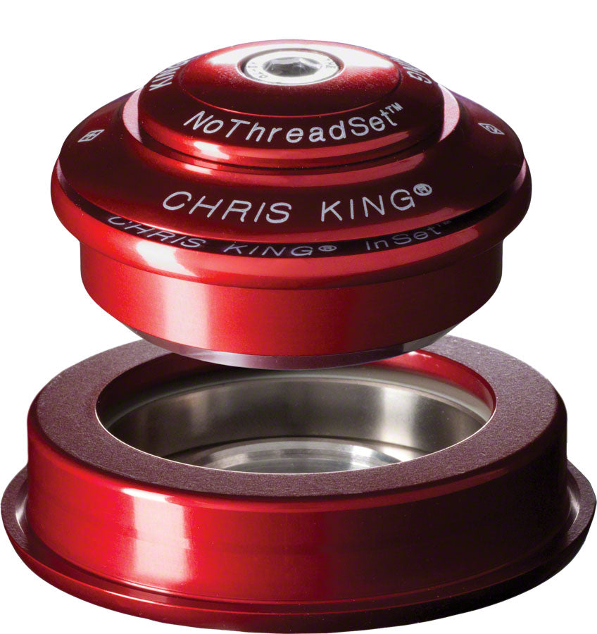 Chris King InSet i2 Headset - 1-1/8 - 1.5, 44/56mm, Red Marketable