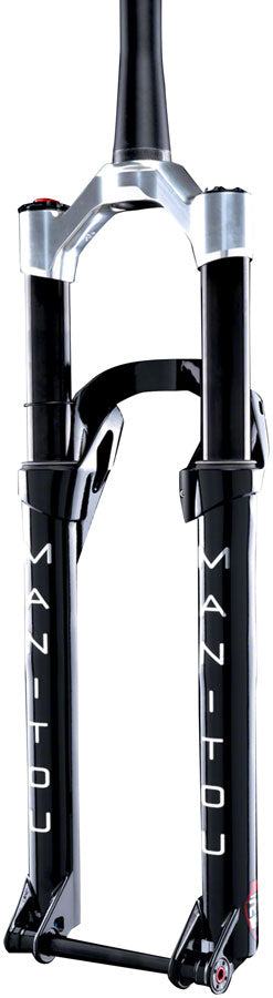 Manitou R8 Pro Suspension Fork - 29, 120 mm, 15 x 110 mm, 44mm Offset, Remote Lockout, Black/Silver Sale Clearance