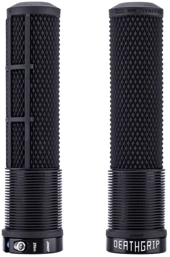 DMR DeathGrip 2 Flangeless Grips - Thick, Lock-On, Black Discount Big Discount