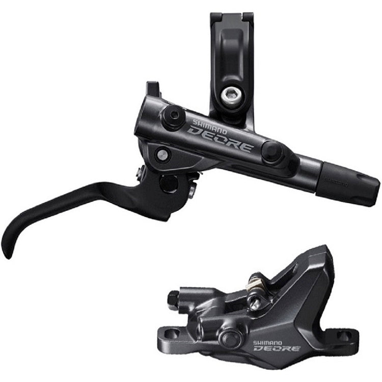 Shimano Deore M6100 Disc Brake and Lever - Front, Hydraulic, Post Mount, 2-Piston, Black Clearance Low Pice Fee Shipping