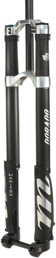 Manitou Dorado Pro Suspension Fork - 29, 203 mm, 20 x 110 mm, 57 mm Offset, Straight Steerer, Black/Carbon, Gen 2 With Credit Card