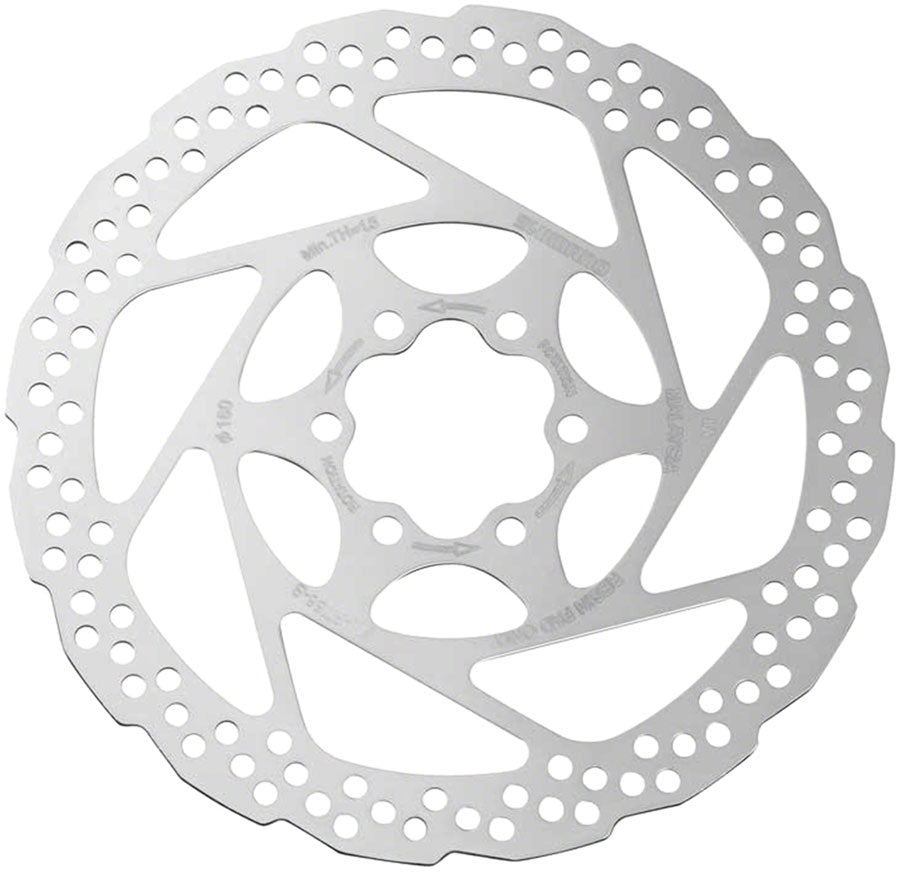 Shimano Deore SM-RT56-SP Disc Brake Rotor - 160mm, 6-Bolt, For Resin Pads Only, Silver Clearance Cheapest Pice