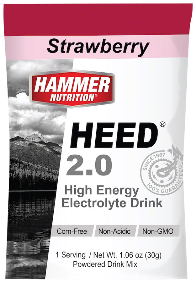 Hammer HEED 2.0 High Energy Drink Mix - Strawberry, Single Clearance Extremely