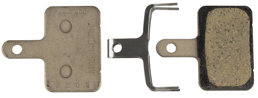 Shimano M05-RX Disc Brake Pads and Springs - Resin Compound, Steel Back Plate, One Pair Cheap For Cheap