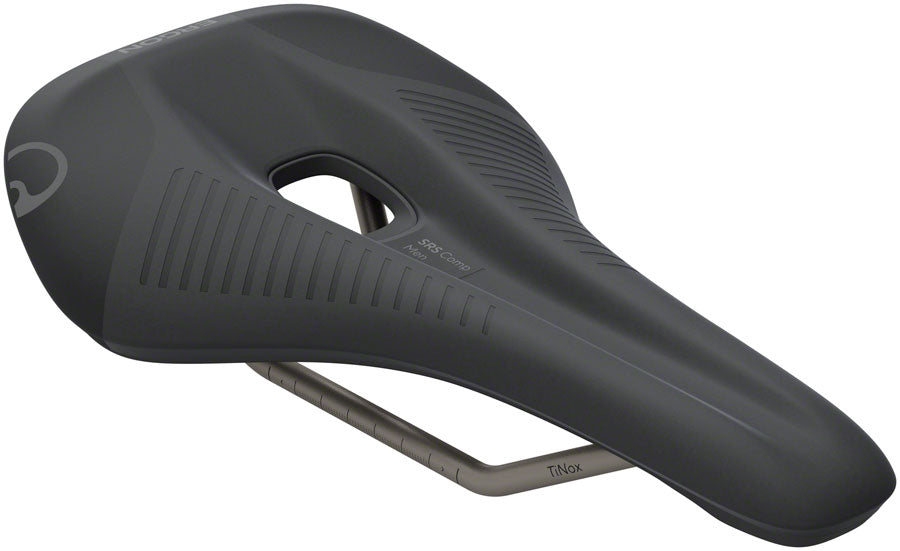 Ergon SRS Comp Saddle - TiNox XP, Black, Men's, Medium/Large