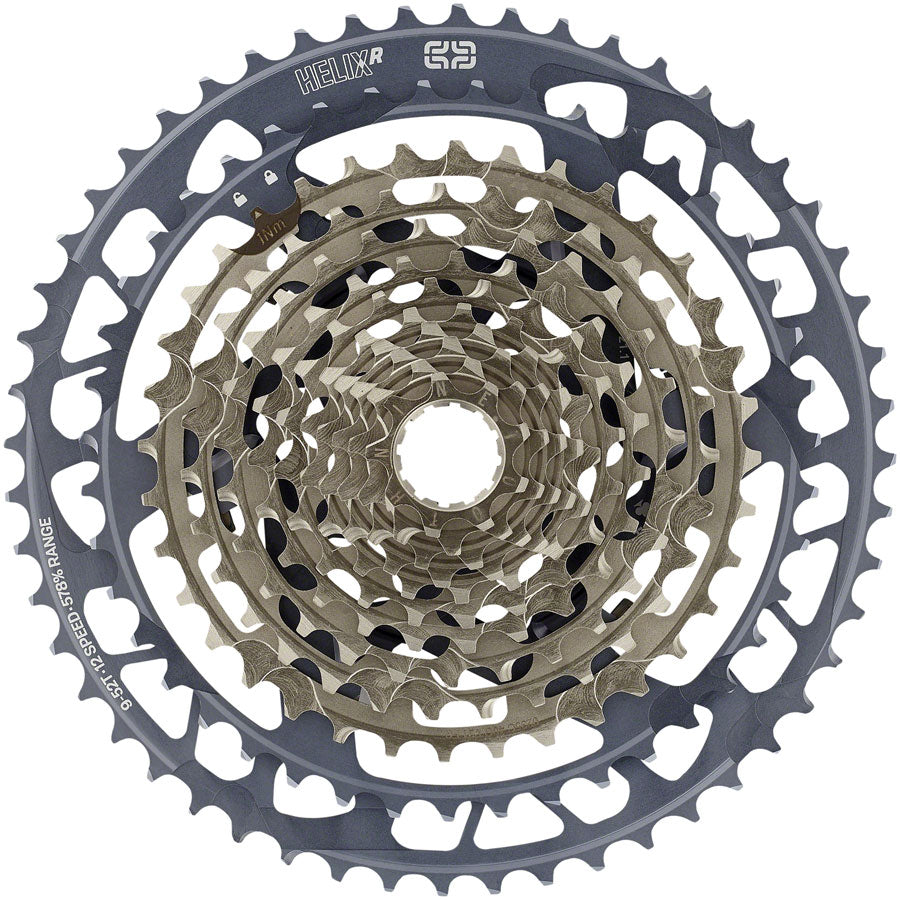 e*thirteen Helix Race Cassette - 12-Speed, 9-52t, Gray Free Shipping Fake