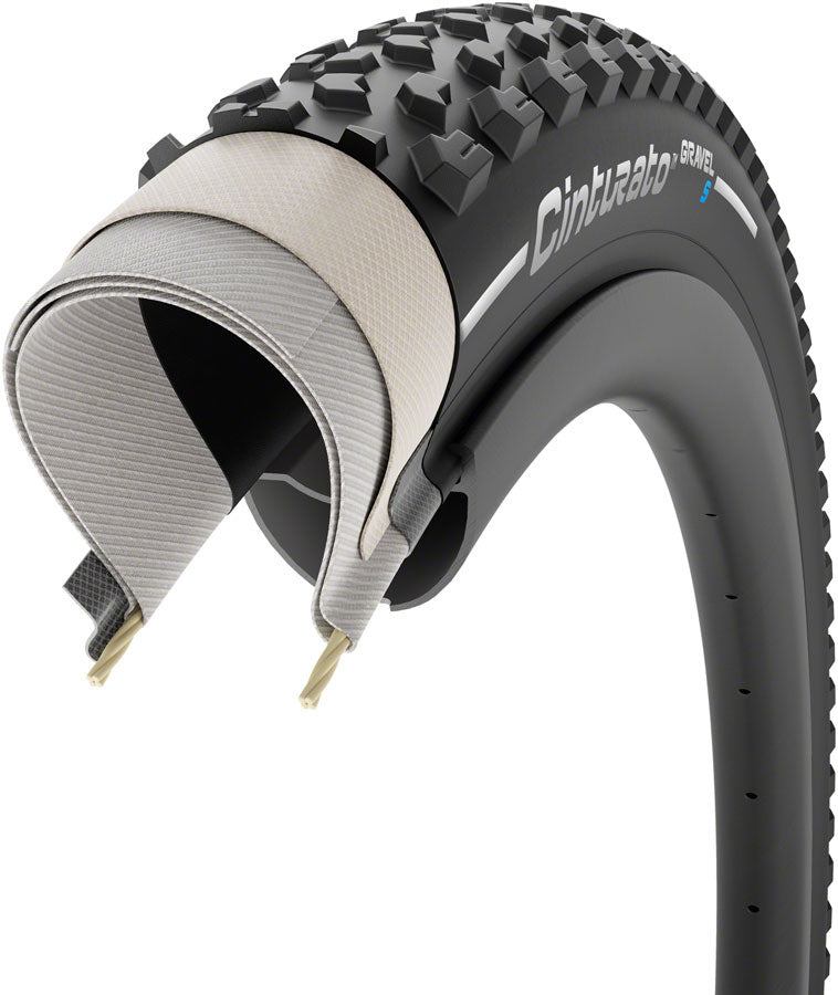 Pirelli Cinturato Gravel S Tire - 700 x 45, Tubeless, Folding, Black Cheap Sale Free Shipping