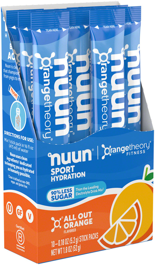 Nuun Sport Powder - All Out Orange, Box of 10 How Much Cheap Online